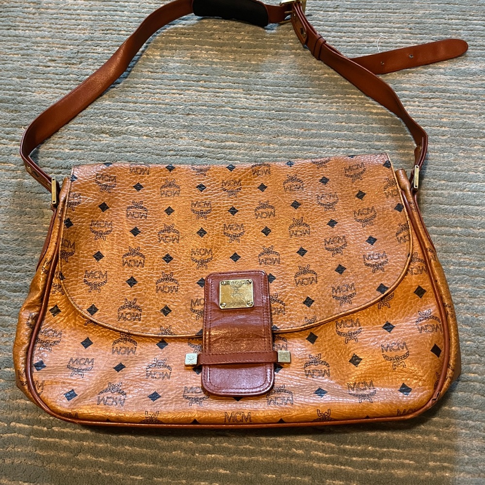 Authentic MCM Messenger Bag